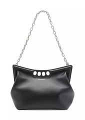 Alexander McQueen The Peak Leather Shoulder Bag