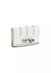 Alexander McQueen The Slash Leather Clutch-On-Chain