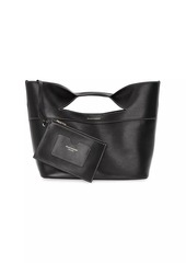 Alexander McQueen The Small Bow Leather Top-Handle Bag