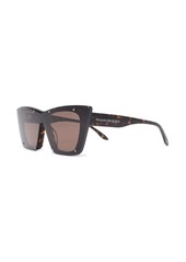 Alexander McQueen tortoiseshell cat-eye sunglasses