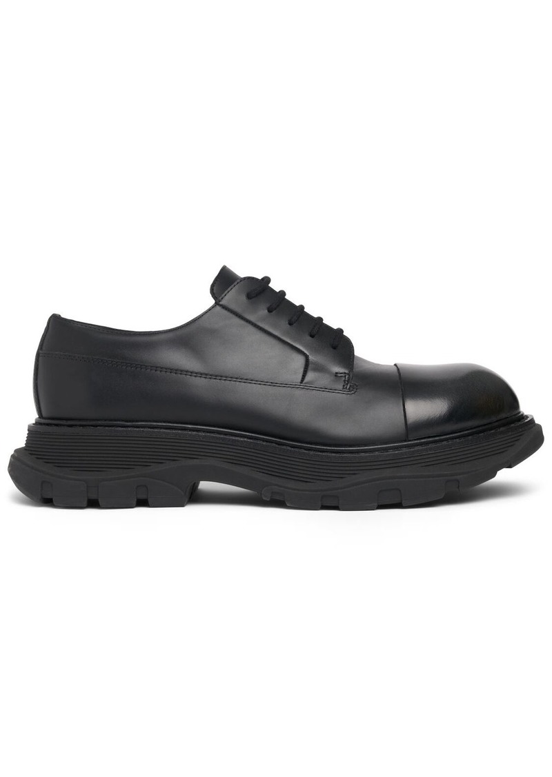 Alexander McQueen Tread Leather Lace-up Shoes