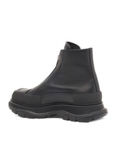 Alexander McQueen Tread Slick Leather Boots