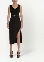 Alexander McQueen trompe l'oeil midi dress