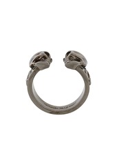 Alexander McQueen twin skull ring