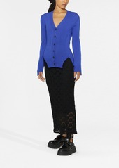 Alexander McQueen V-neck cashmere knitted cardigan