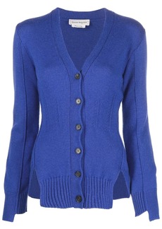 Alexander McQueen V-neck cashmere knitted cardigan