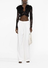 Alexander McQueen wide-leg wool trousers