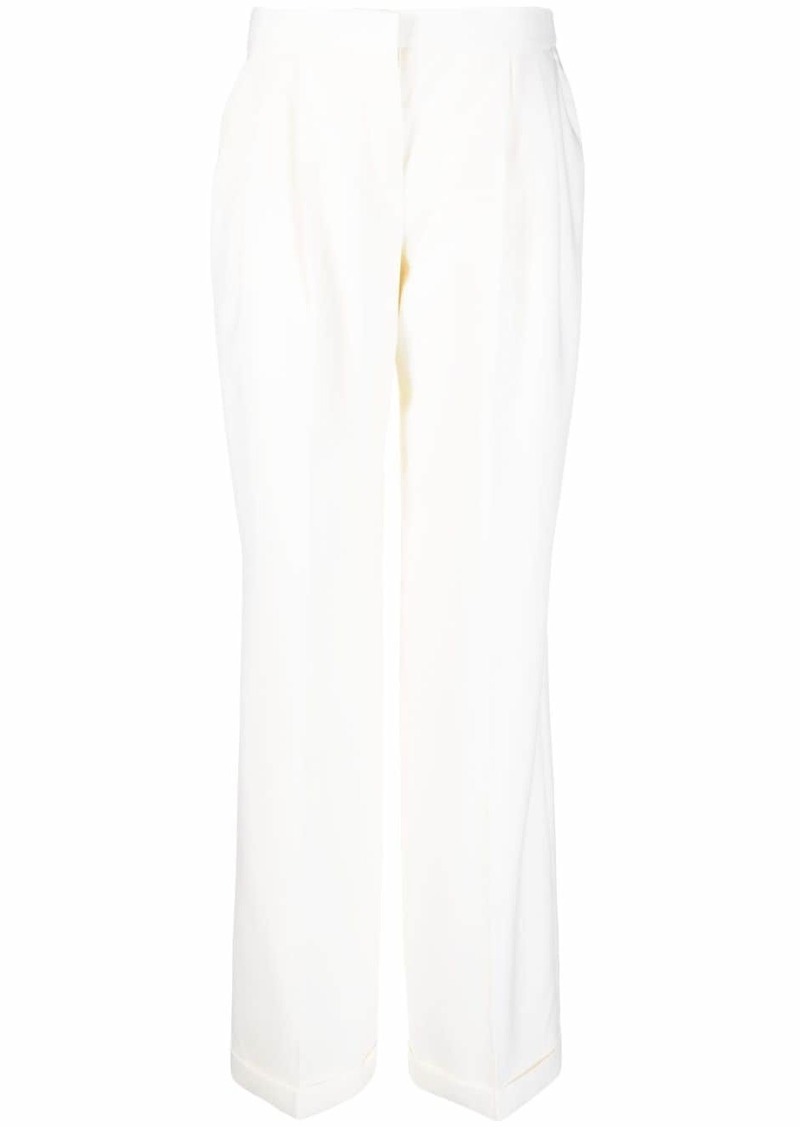 Alexander McQueen wide-leg wool trousers