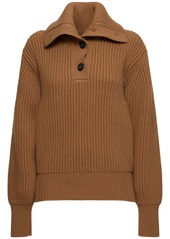 Alexander McQueen Wool & Cashmere Knit Sweater