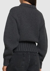 Alexander McQueen Wool Blend Knit Sweater