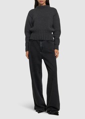 Alexander McQueen Wool Blend Knit Sweater