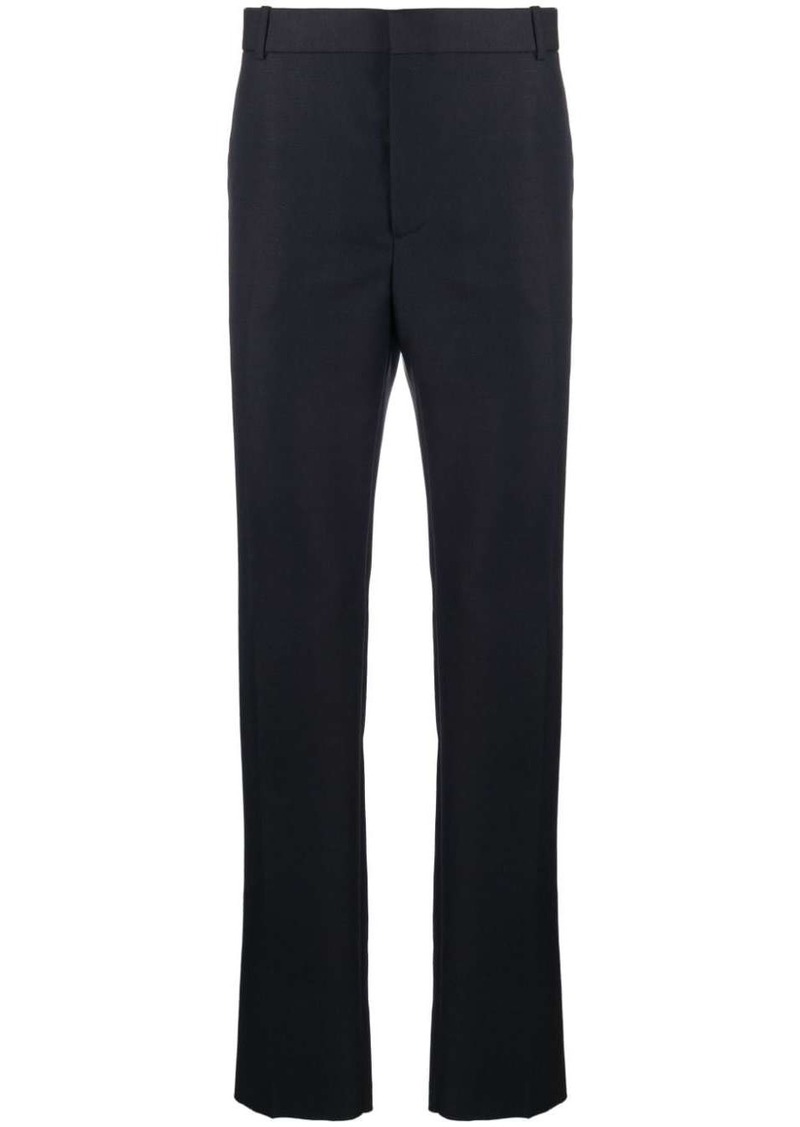 Alexander McQueen wool-blend straight-leg trousers