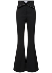 Alexander McQueen Wool High Rise Pants