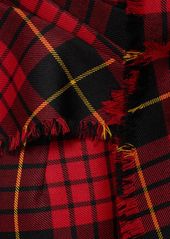 Alexander McQueen Wool Tartan Mini Dress