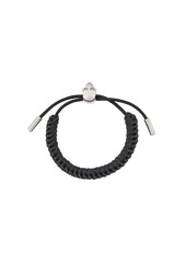 Alexander McQueen woven skull bracelet