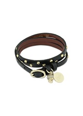 Alexander McQueen Wrap Leather Bracelet W/ Studs