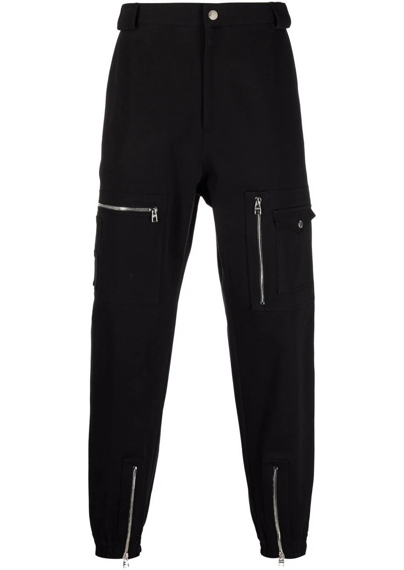 Alexander McQueen zip-detail trousers