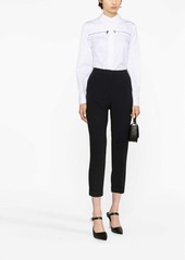 Alexander McQueen zip-embellished cotton shirt