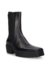 Alexander Wang 45mm Terrain Crackled Leather Ankle Boot