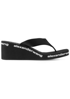 Alexander Wang 70mm Aw Nylon Thong Wedges