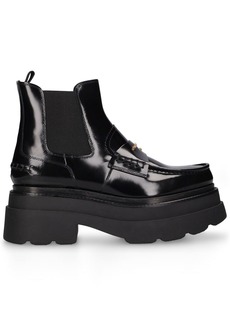 Alexander Wang 75mm Carter Brushed Leather Ankle Boots
