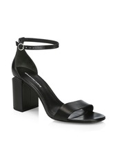 Alexander Wang Abby Ankle-Strap Leather Sandals
