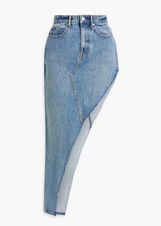 Alexander Wang - Asymmetric denim maxi skirt - Blue - 26