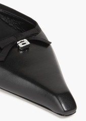 Alexander Wang - Black Viola 65 embellished leather mules - Black - EU 36.5