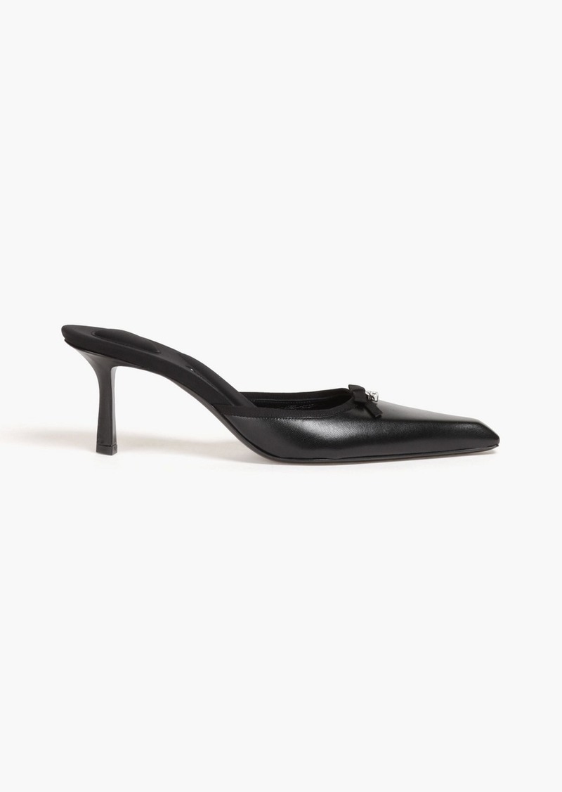 Alexander Wang - Black Viola 65 embellished leather mules - Black - EU 36.5