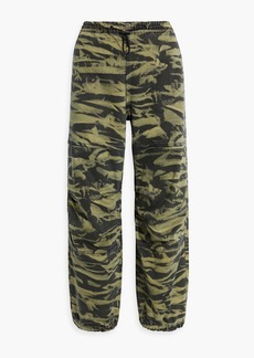Alexander Wang - Camouflage-print denim tapered pants - Green - XS