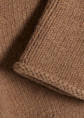 Alexander Wang - Cropped wool-blend turtleneck top - Brown - XS