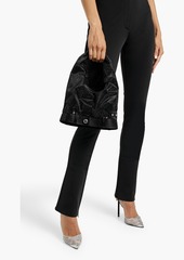 Alexander Wang - Crystal-embellished satin shoulder bag - Black - OneSize