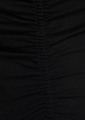 Alexander Wang - Cutout twisted cotton-blend bodysuit - Black - XS
