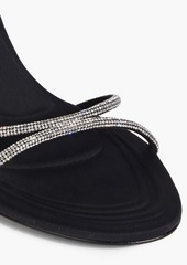 Alexander Wang - Dahlia 50 crystal-embellished neoprene mules - Black - EU 35.5