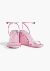 Alexander Wang - Dahlia 95 leather wedge sandals - Pink - EU 36
