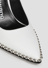 Alexander Wang - Rie embellished leather pumps - White - EU 39.5