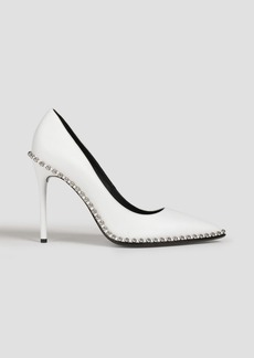Alexander Wang - Rie embellished leather pumps - White - EU 39.5
