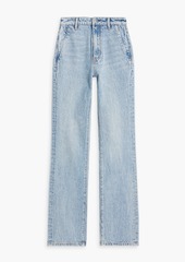 Alexander Wang - High-rise straight-leg jeans - Blue - 25