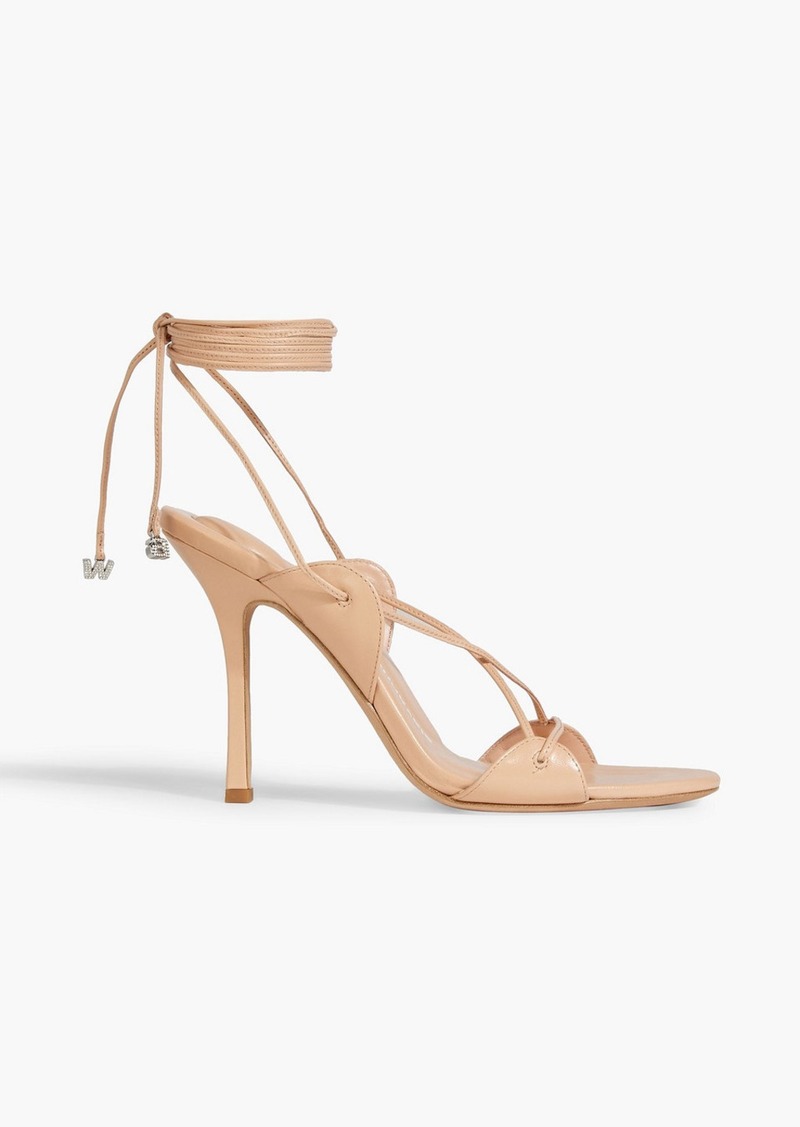 Alexander Wang - Lucienne 105 leather sandals - Orange - EU 40