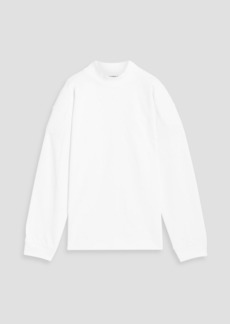 Alexander Wang - French cotton-terry sweatshirt - White - XS