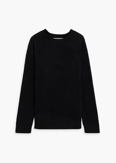 Alexander Wang - Ribbed alpaca-blend sweater - Black - XS