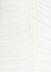 Alexander Wang - Ruched ribbed jersey tank - White - M