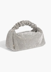 Alexander Wang - Scrunchie crystal-embellished woven tote - Metallic - OneSize