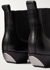 Alexander Wang - Slick leather ankle boots - Black - EU 35.5