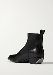 Alexander Wang - Slick leather ankle boots - Black - EU 35.5