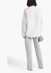 Alexander Wang - Striped poplin shirt - White - XS