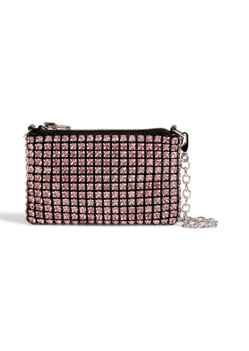 Alexander Wang - Wangloc nano crystal-embellished shell shoulder bag - Pink - OneSize