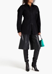Alexander Wang - Wool-blend felt shirt jacket - Black - US 2