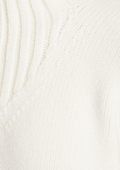 Alexander Wang - Wool-blend half-zip sweater - White - XS