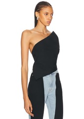 Alexander Wang Asymmetric Pointed Hem Top